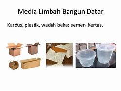 Contoh Bahan Limbah Anorganik Berbentuk Bangun Datar